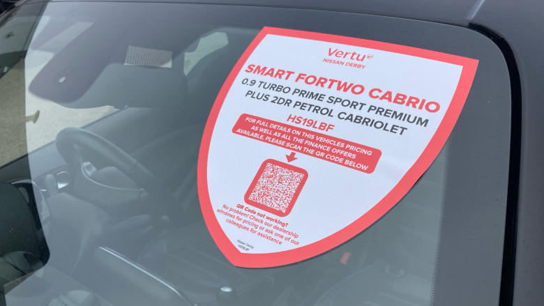 Smart fortwo cabrio 0.9 Turbo Prime Sport Premium Plus 2dr Petrol Cabriolet